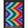 Bargello Peaks Chroma Downloadable Pattern By Castilleja Cotton
