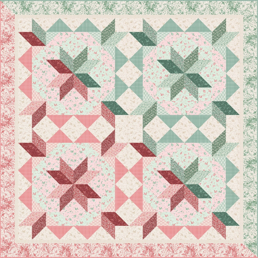Sage & Blush Quilt Pattern by The Whimsical Workshop