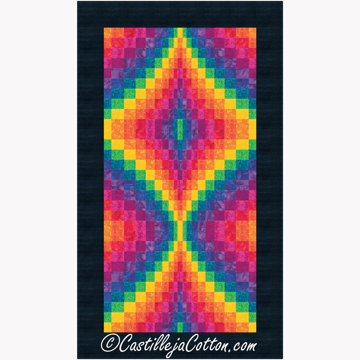 Echoing Hourglass Lap Downloadable Pattern By Castilleja Cotton