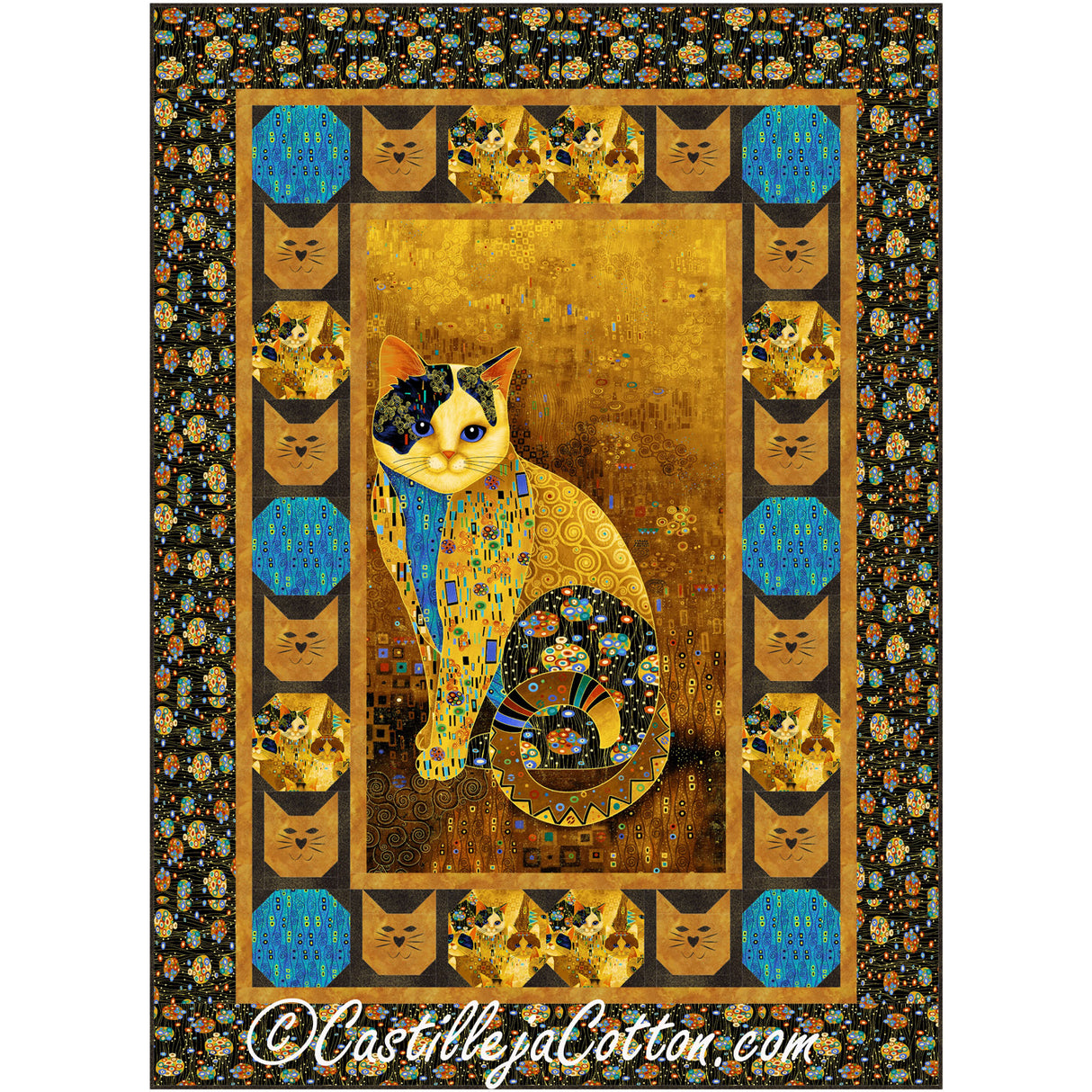 Cleo the Cat Downloadable Pattern by Castilleja Cotton