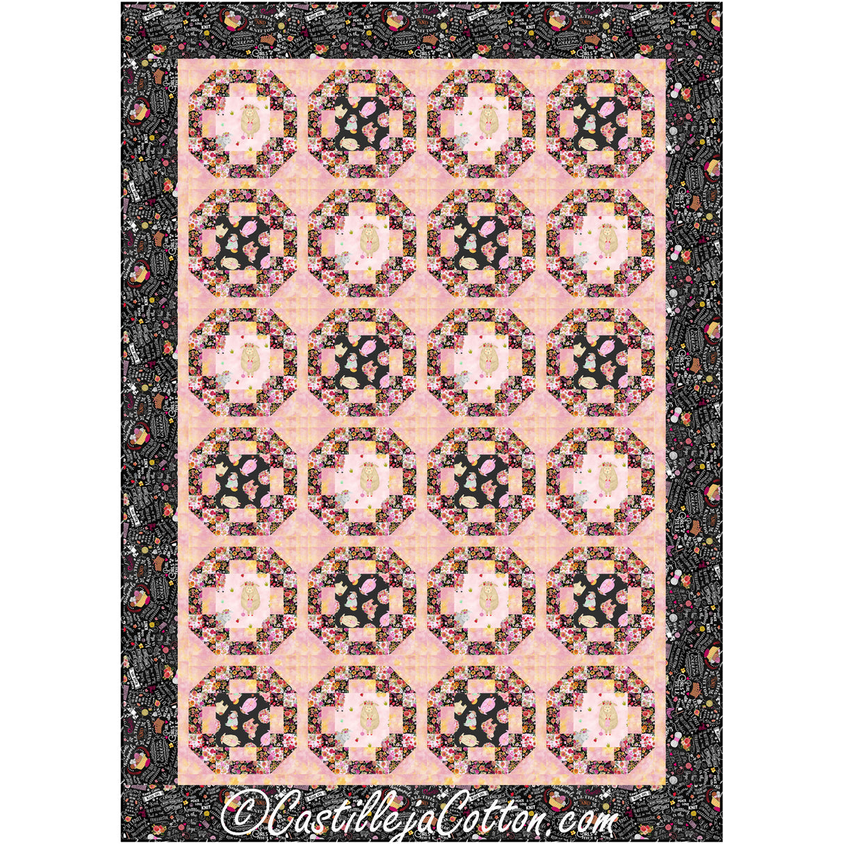 Knitting Sheep Downloadable Pattern by Castilleja Cotton