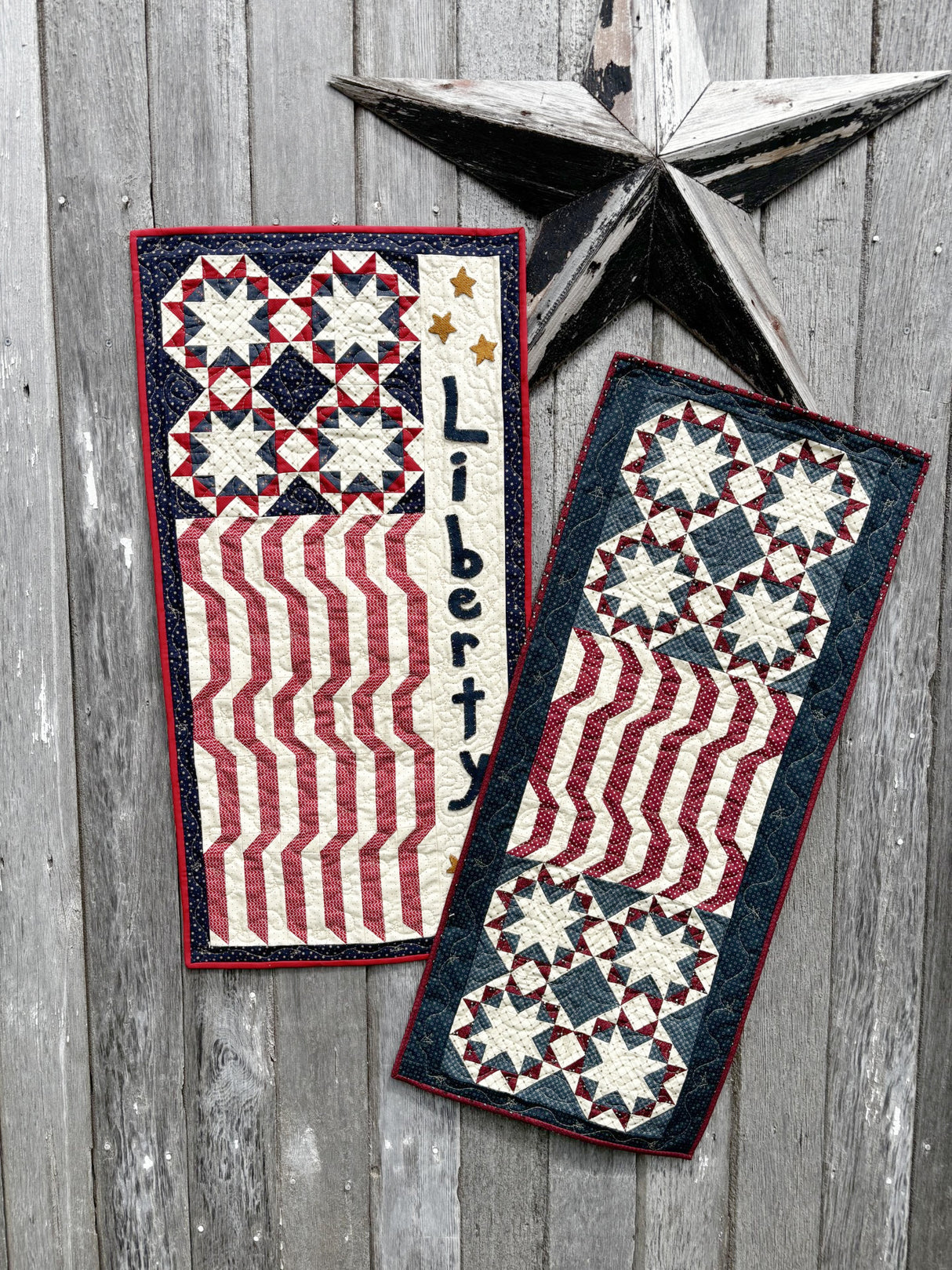 Star Spangled Downloadable Pattern by Snuggles Quilts