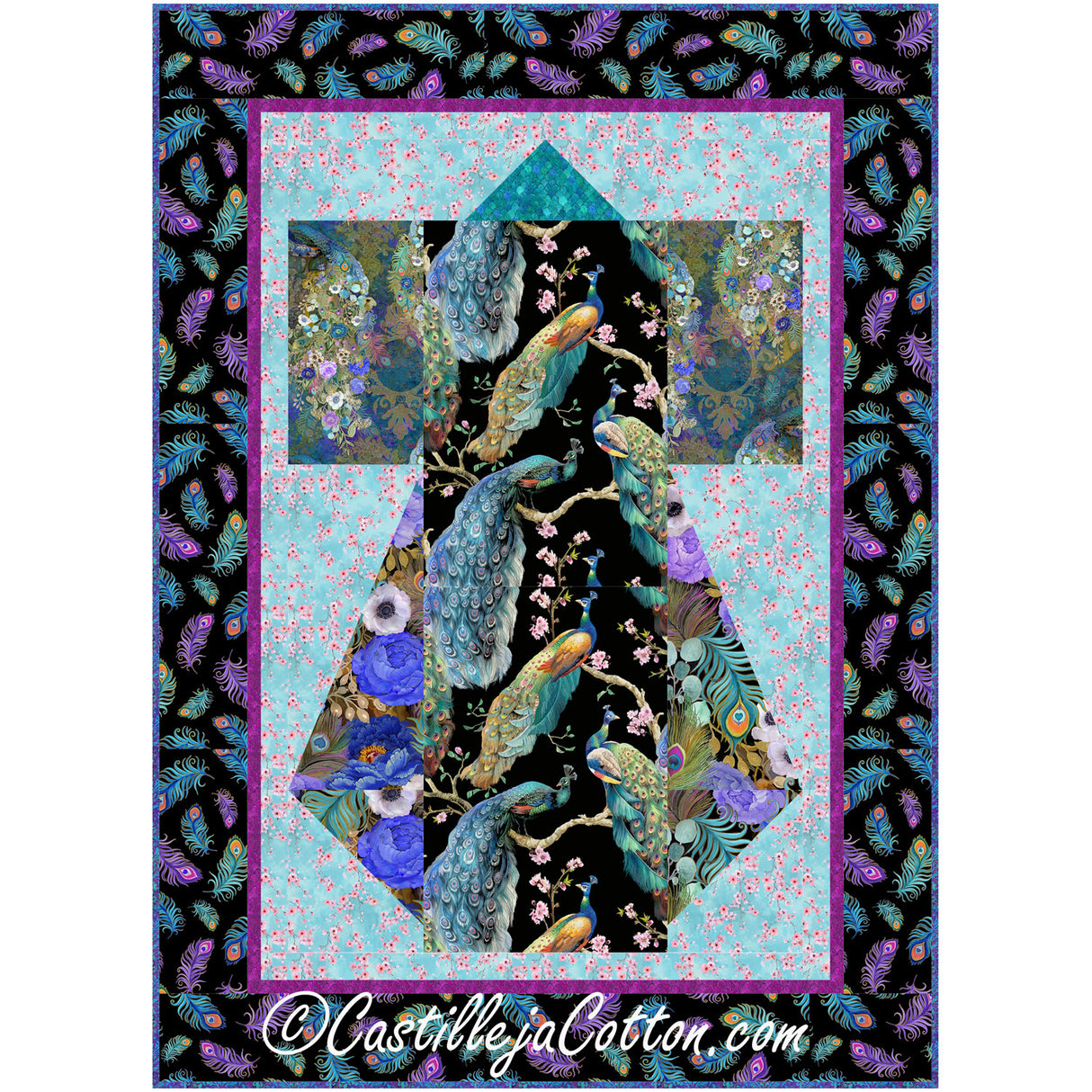 Kimono Jewel Flourish Downloadable Pattern By Castilleja Cotton