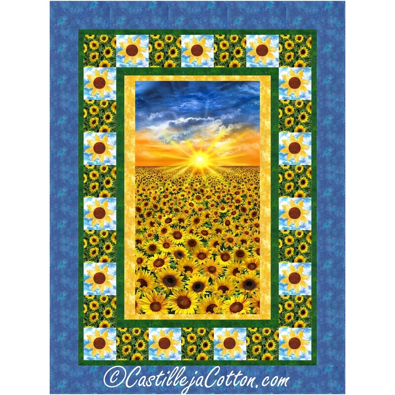 Sunflower Sunset Downloadable Pattern – Quilting Books Patterns and Notions