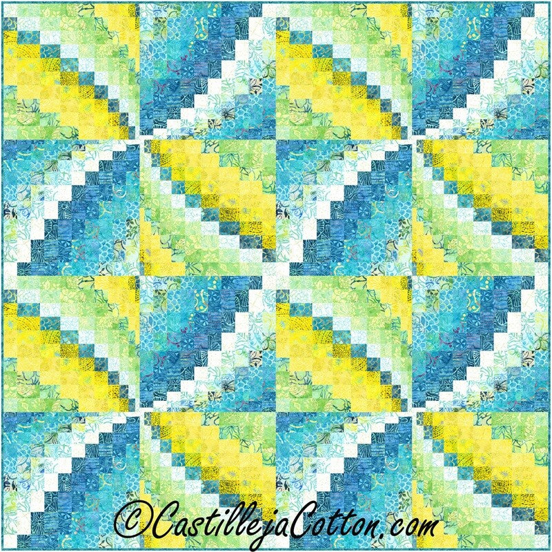 Bargello Pinwheels Downloadable Pattern By Castilleja Cotton