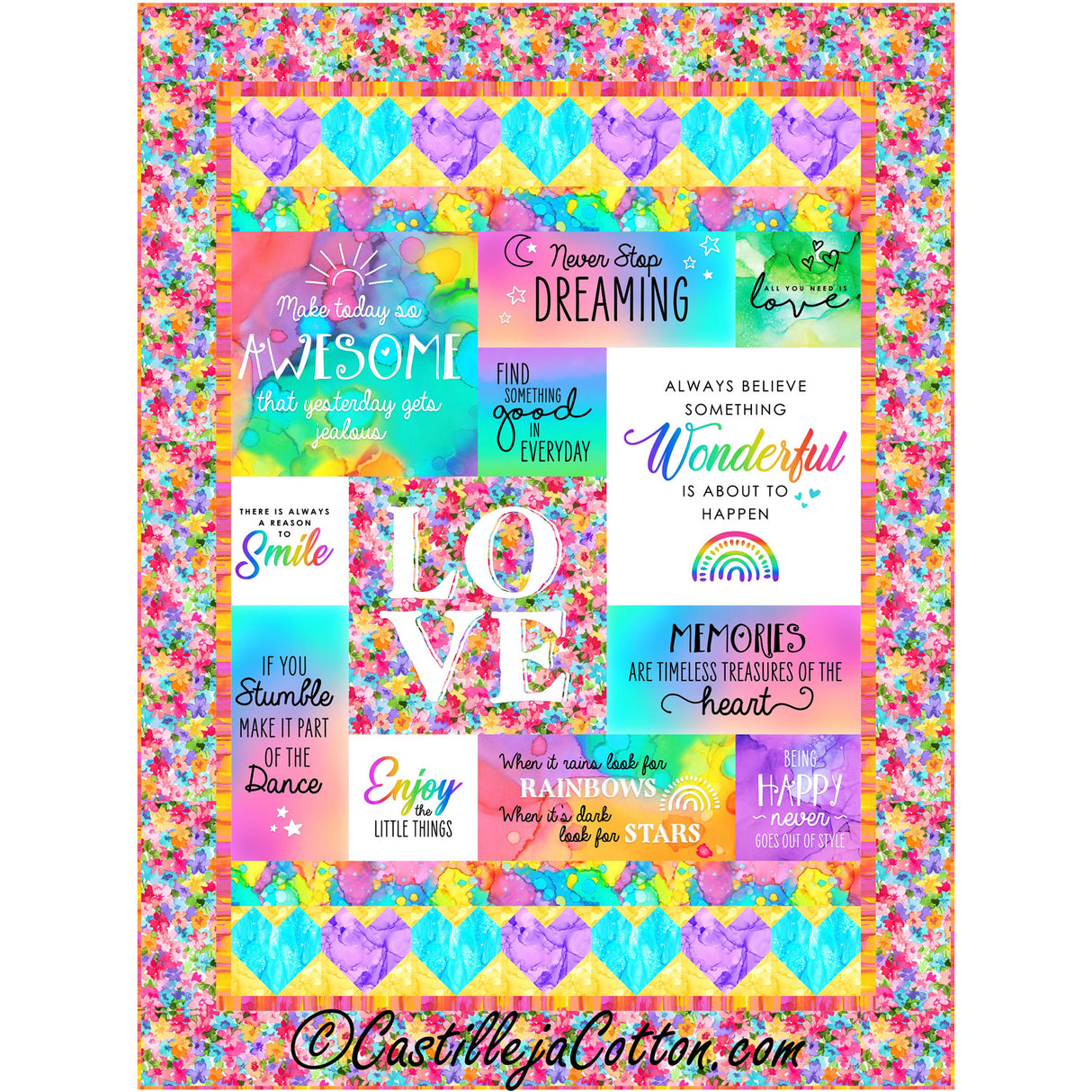 Love Inspires Downloadable Pattern By Castilleja Cotton