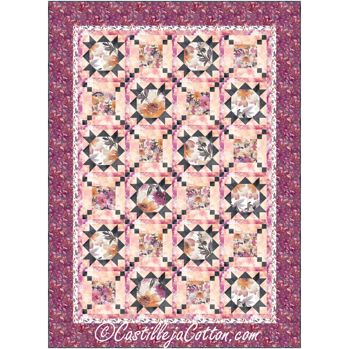 Wildflower Stars Downloadable Pattern – Quilting Books Patterns and Notions