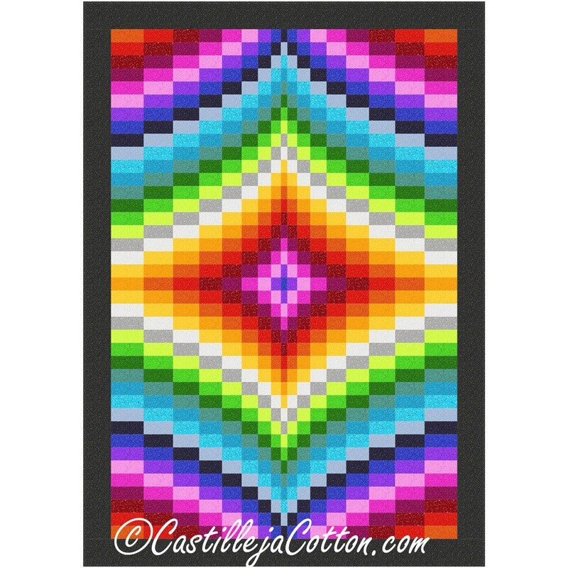 Twin Diamond Gold Dust Downloadable Pattern by Castilleja Cotton