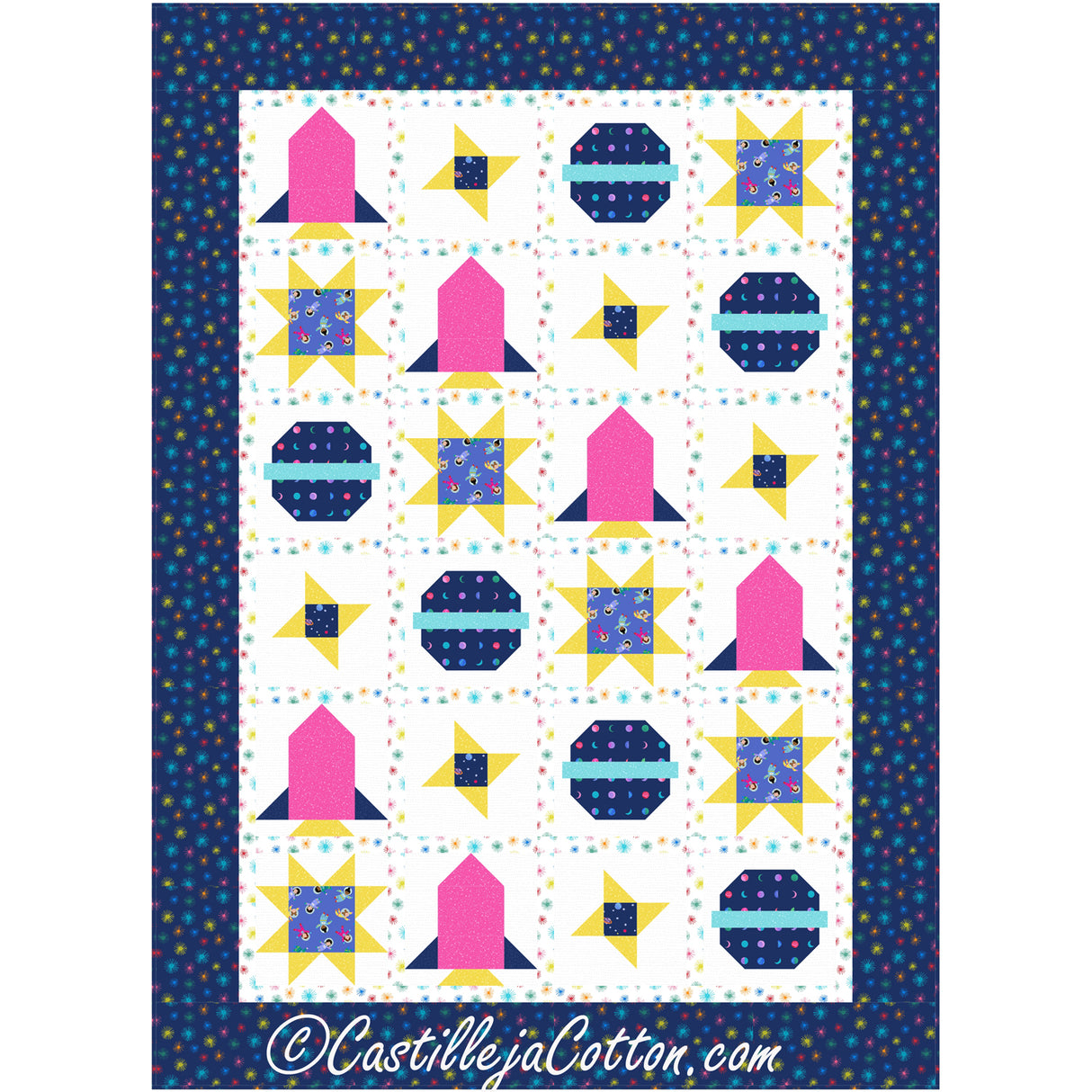 Children in Space Downloadable Pattern by Castilleja Cotton