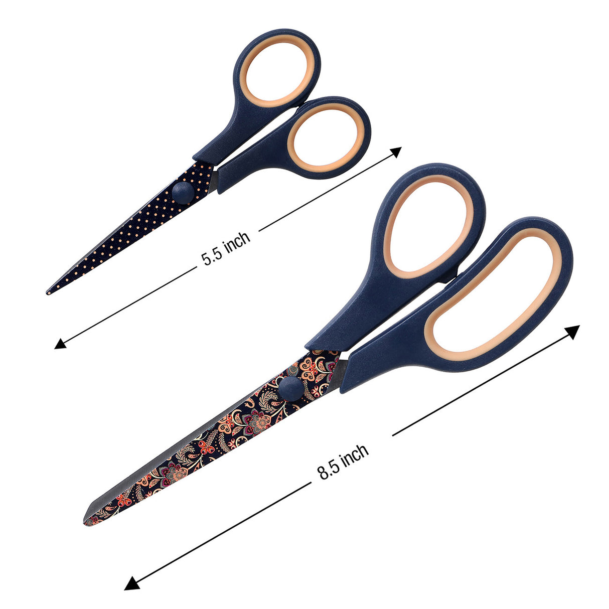 SINGER Printed Blade Scissor Set 2pc by Dyno Singer