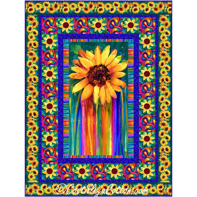 Sunflower Sundance Downloadable Pattern By Castilleja Cotton