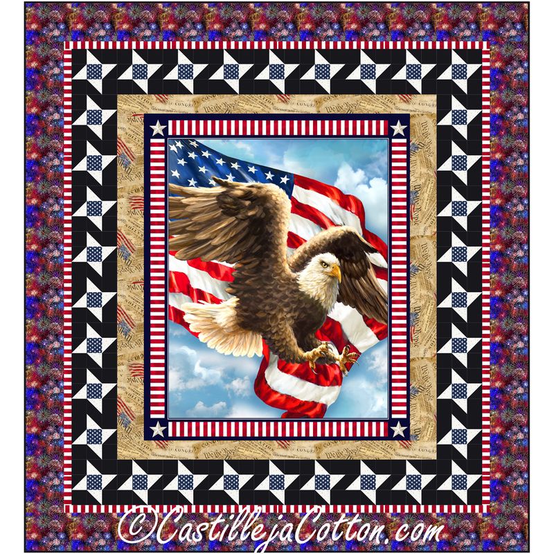 Stars and Stripes Downloadable Pattern by Castilleja Cotton