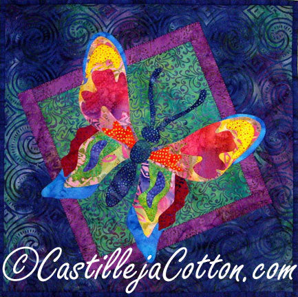 Artistic Butterfly Downloadable Pattern By Castilleja Cotton