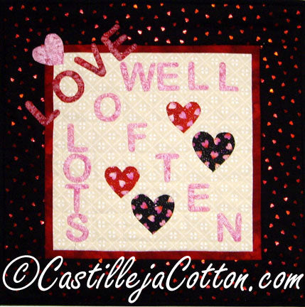 Love Often Downloadable Pattern By Castilleja Cotton