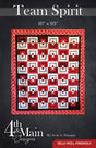 Team Spirit Quilt Pattern by 4th & Main