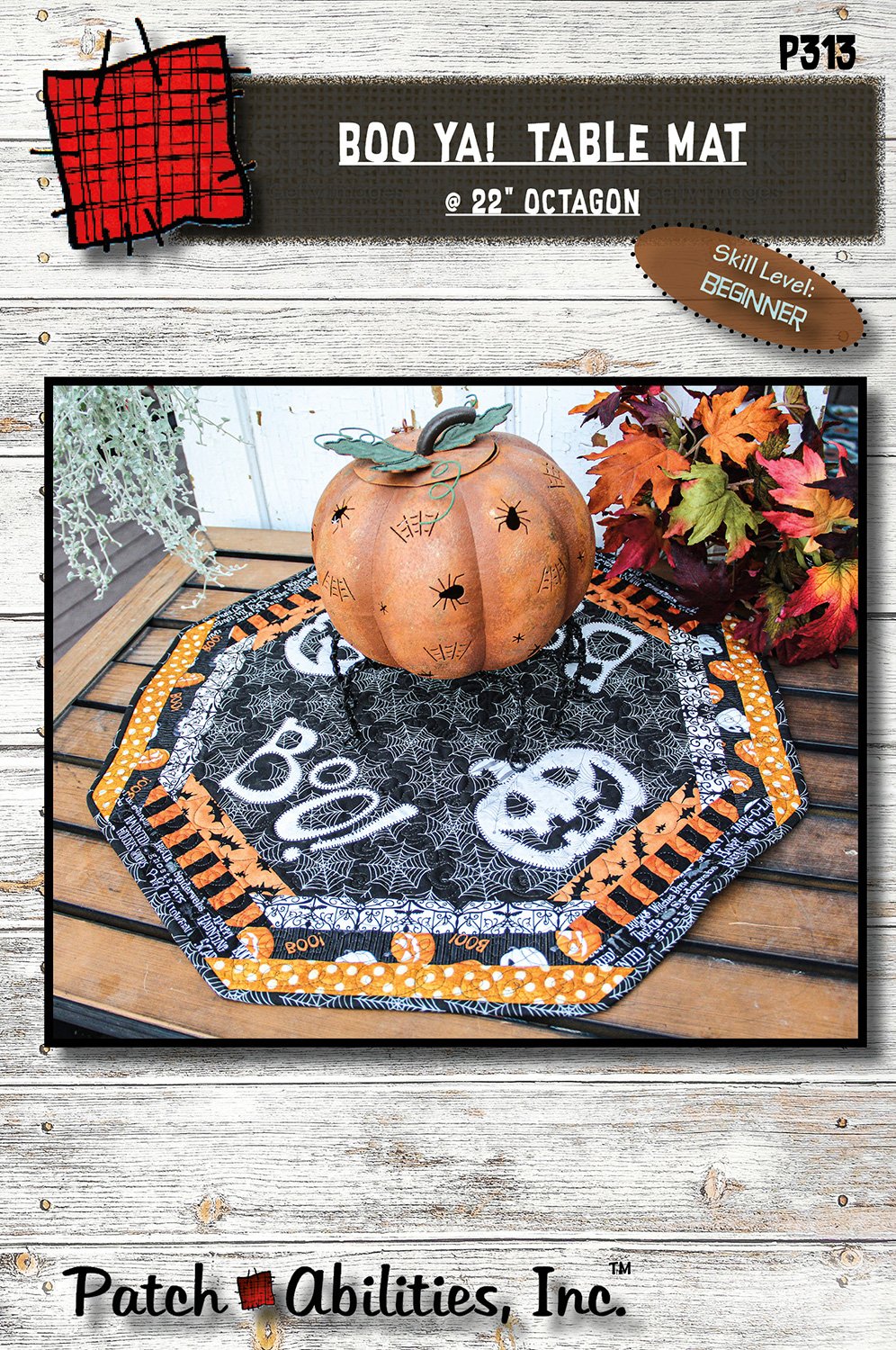 Boo Ya! Table Mat Quilt Pattern by Patch Abilities - Patterns