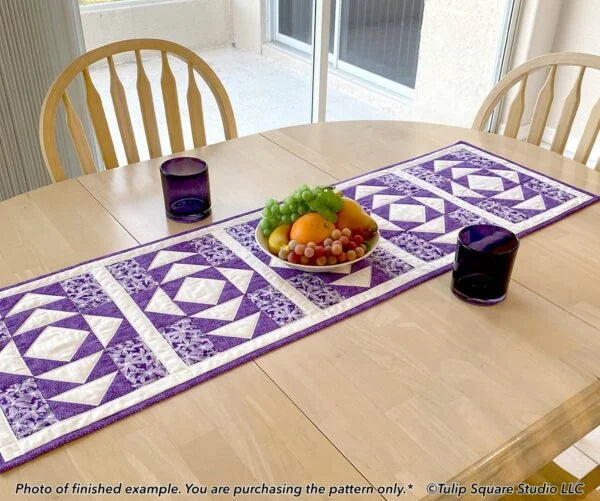 Regal Runner Downloadable Pattern by Tulip Square Patterns