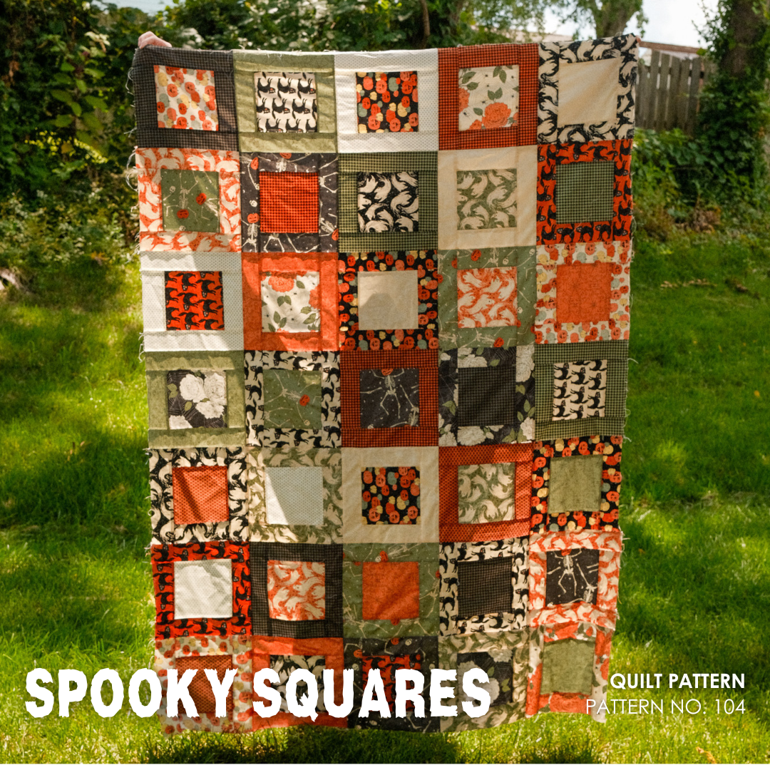 Spooky Squares Downloadable Pattern by Doman Design