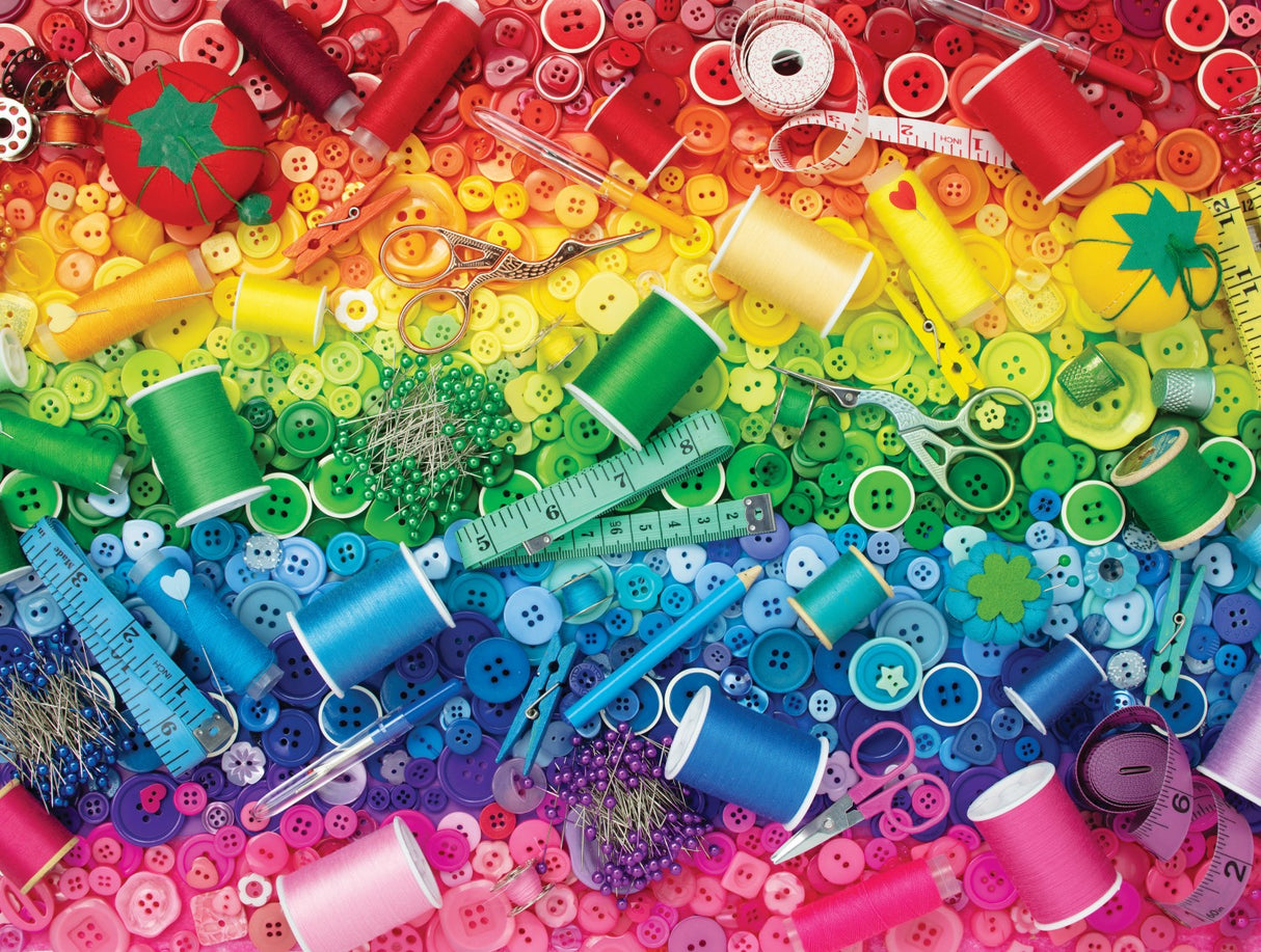 Sewing Rainbow 500pc Puzzle by SunsOut