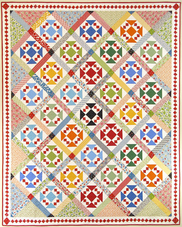 Around the Block Quilt Pattern by American Jane Patterns