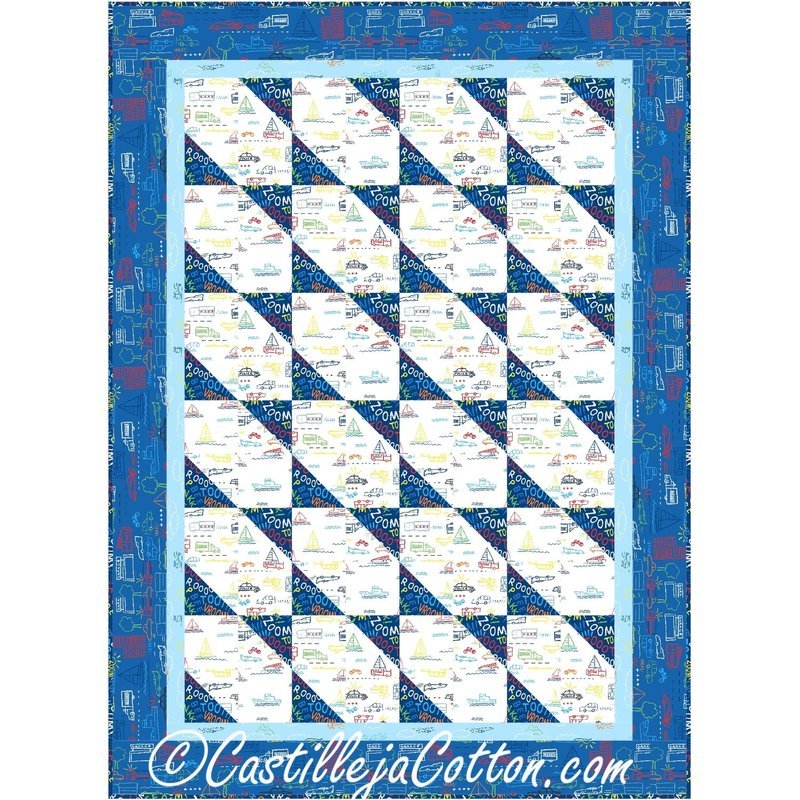 Four Patch Emerging Stars Downloadable Pattern by Castilleja Cotton