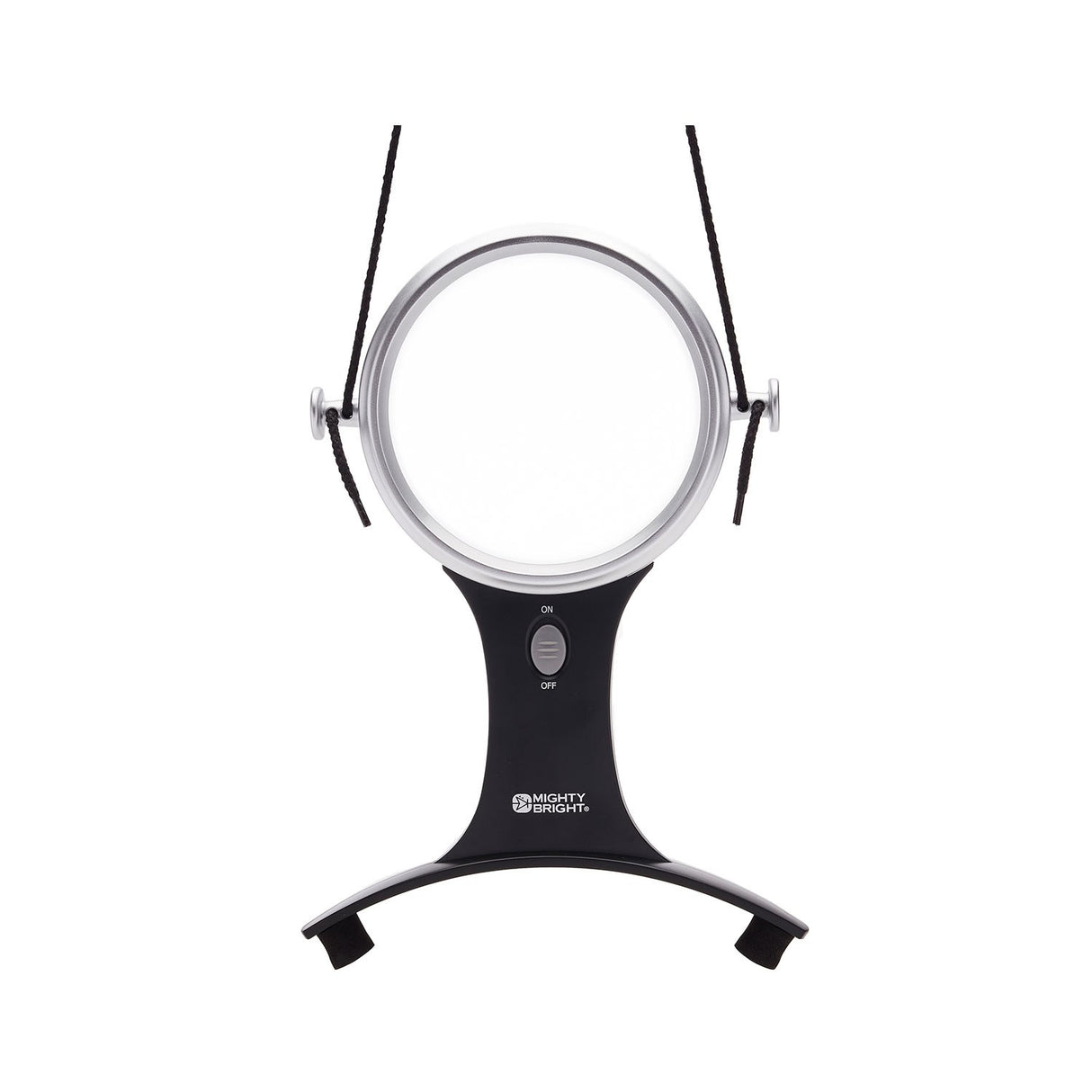 Back of the Lighted Hands Free Magnifier 4in by Mighty Bright