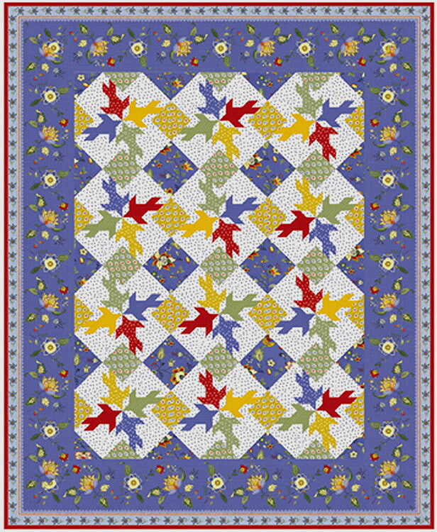 Dove in the Window Quilt Pattern by American Jane Patterns