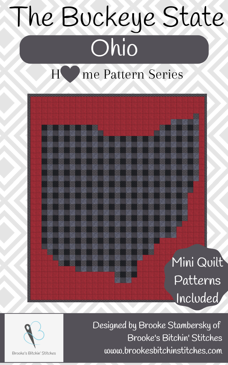 The Buckeye State Ohio Downloadable Pattern By Brooke's Bitchin' Stitches