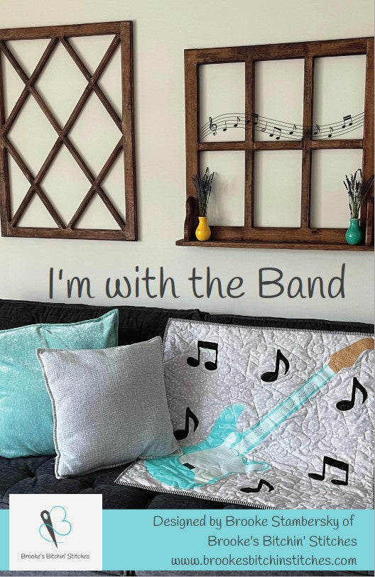 I'm with the Band Downloadable Pattern By Brooke's Bitchin' Stitches