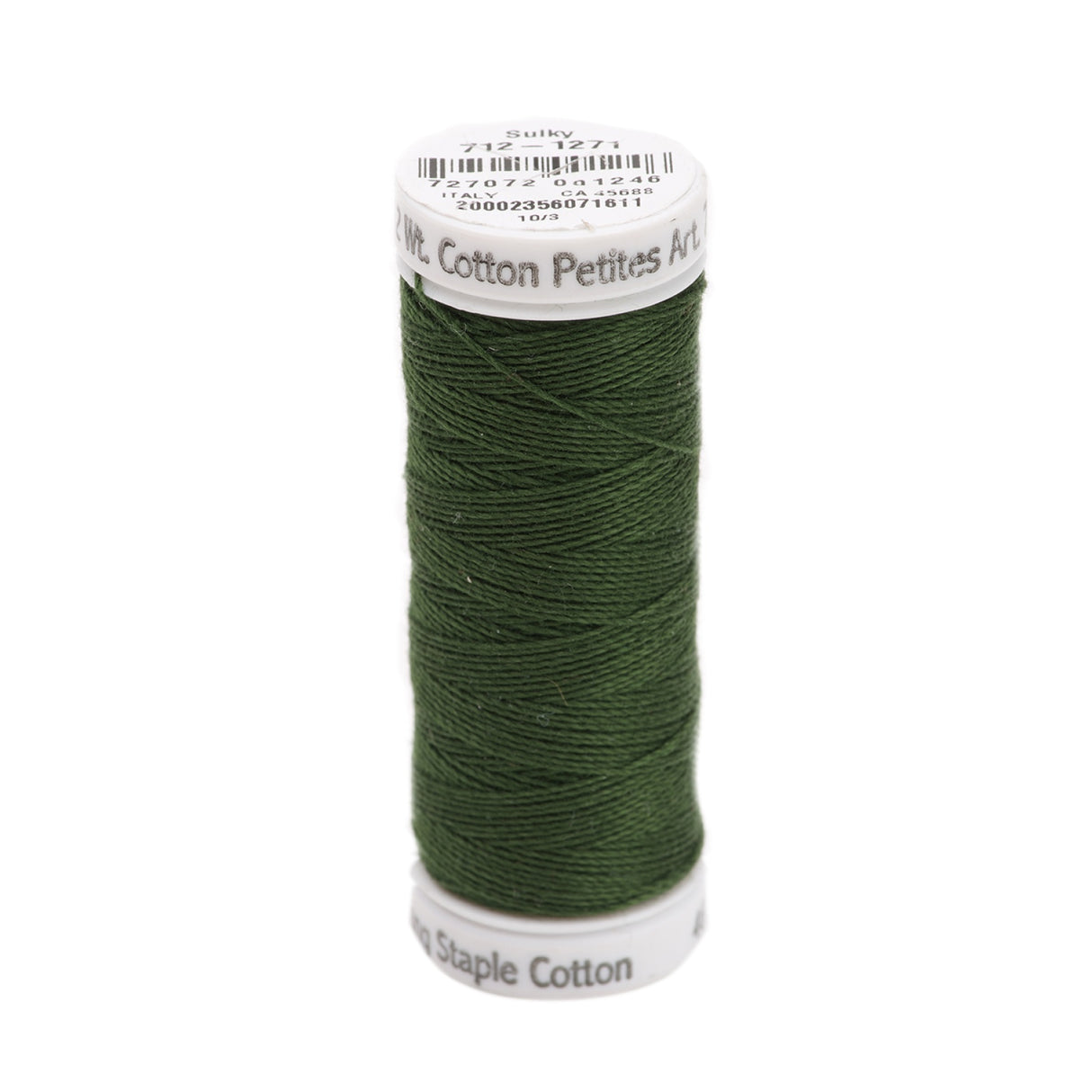 Cotton Thread 2-ply 12wt 50yds Evergreen by Sulky Of America