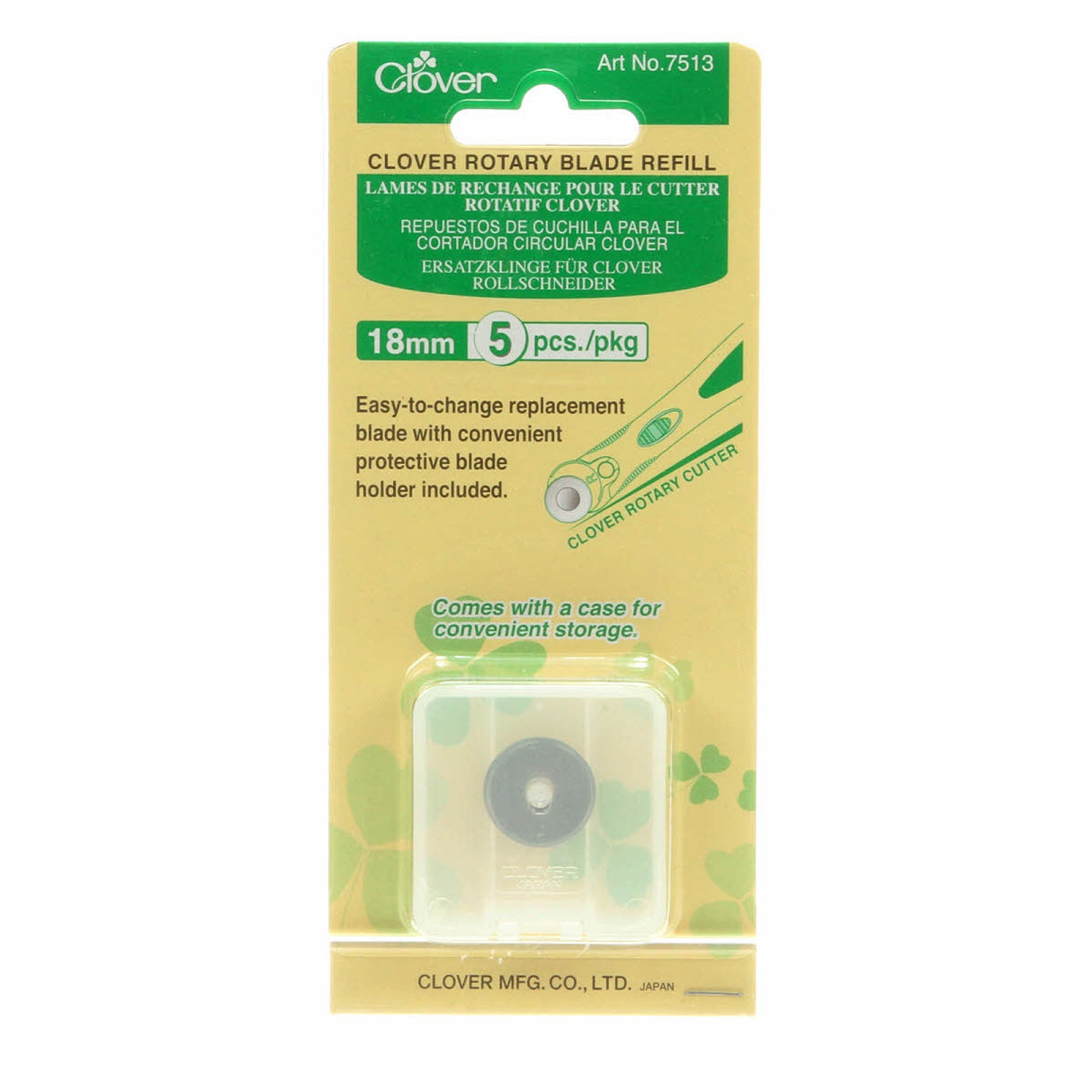 18mm Replacement Blade 5ct by Clover Needlecraft