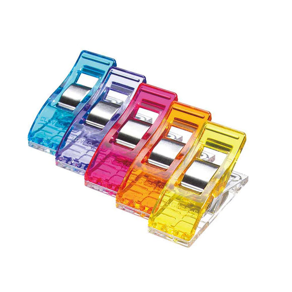 Wonder Clips Assorted Colors 10pc by Clover Needlecraft