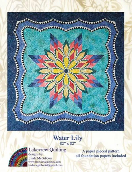 Water Lily Quilt Pattern by Lakeview Quilting
