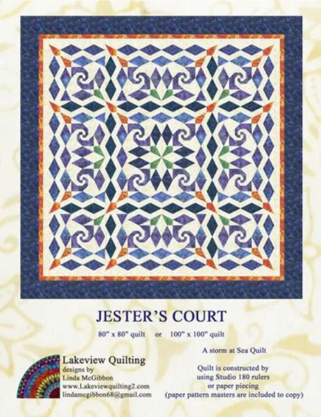 Jester's Court Quilt Pattern by Lakeview Quilting