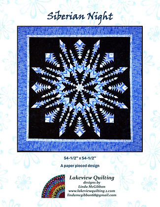 Siberin Night Downloadable Pattern by Lakeview Quilting