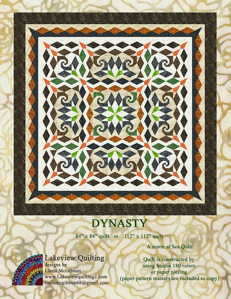 Dynasty Downloadable Pattern by Lakeview Quilting