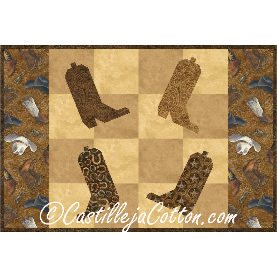 Heel Toe Placemat Downloadale Pattern by Castilleja Cotton