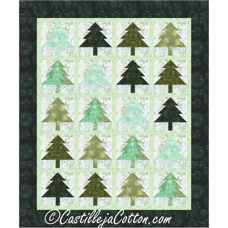 Trees In The Forest Downloadable Pattern by Castilleja Cotton