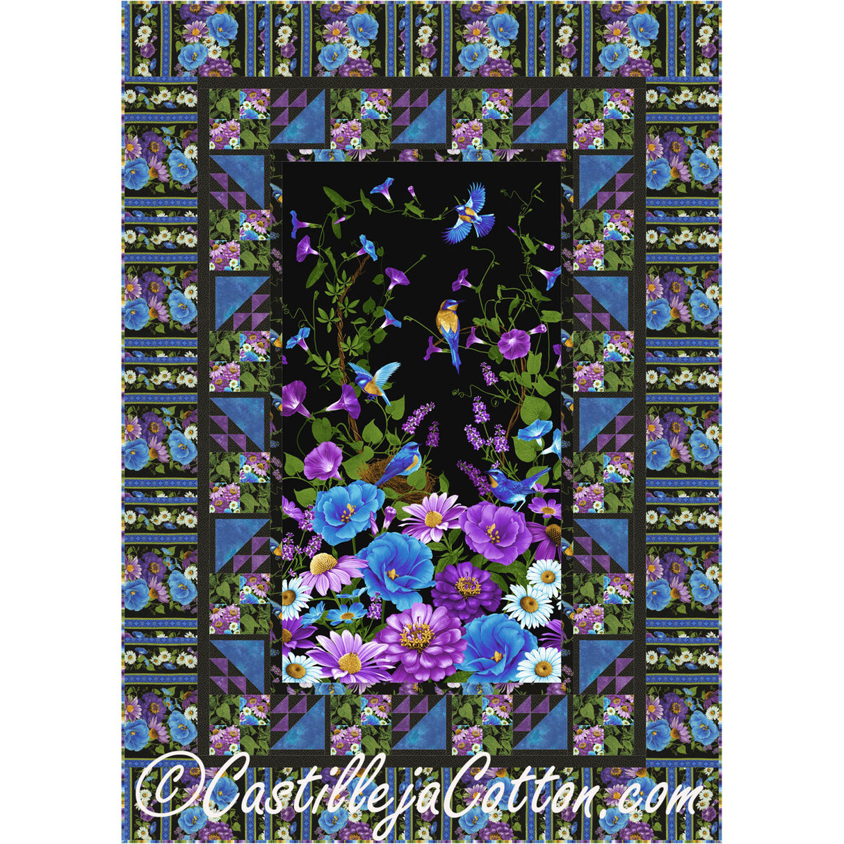 Cottage Grove Lap Downloadable Pattern by Castilleja Cotton