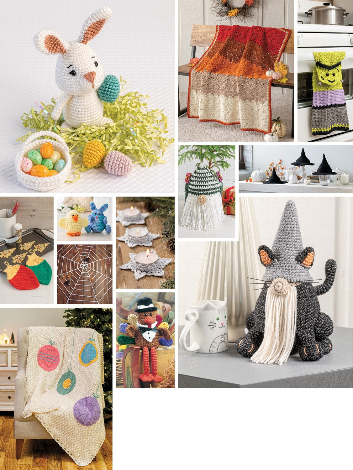 Back of the Happy Holidays in Crochet by Annie's