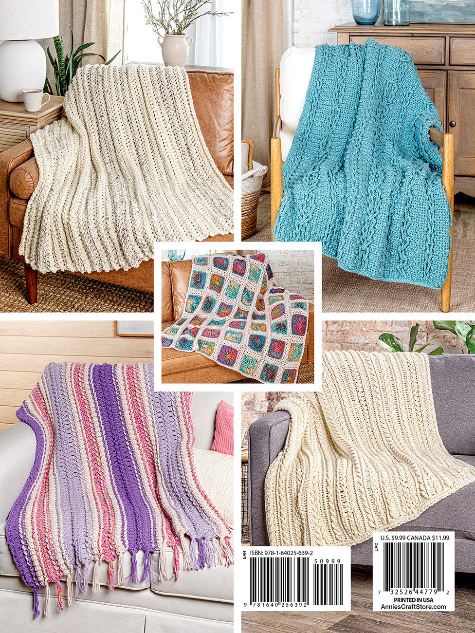 Back of the Loop-N-Lace Afghans Book