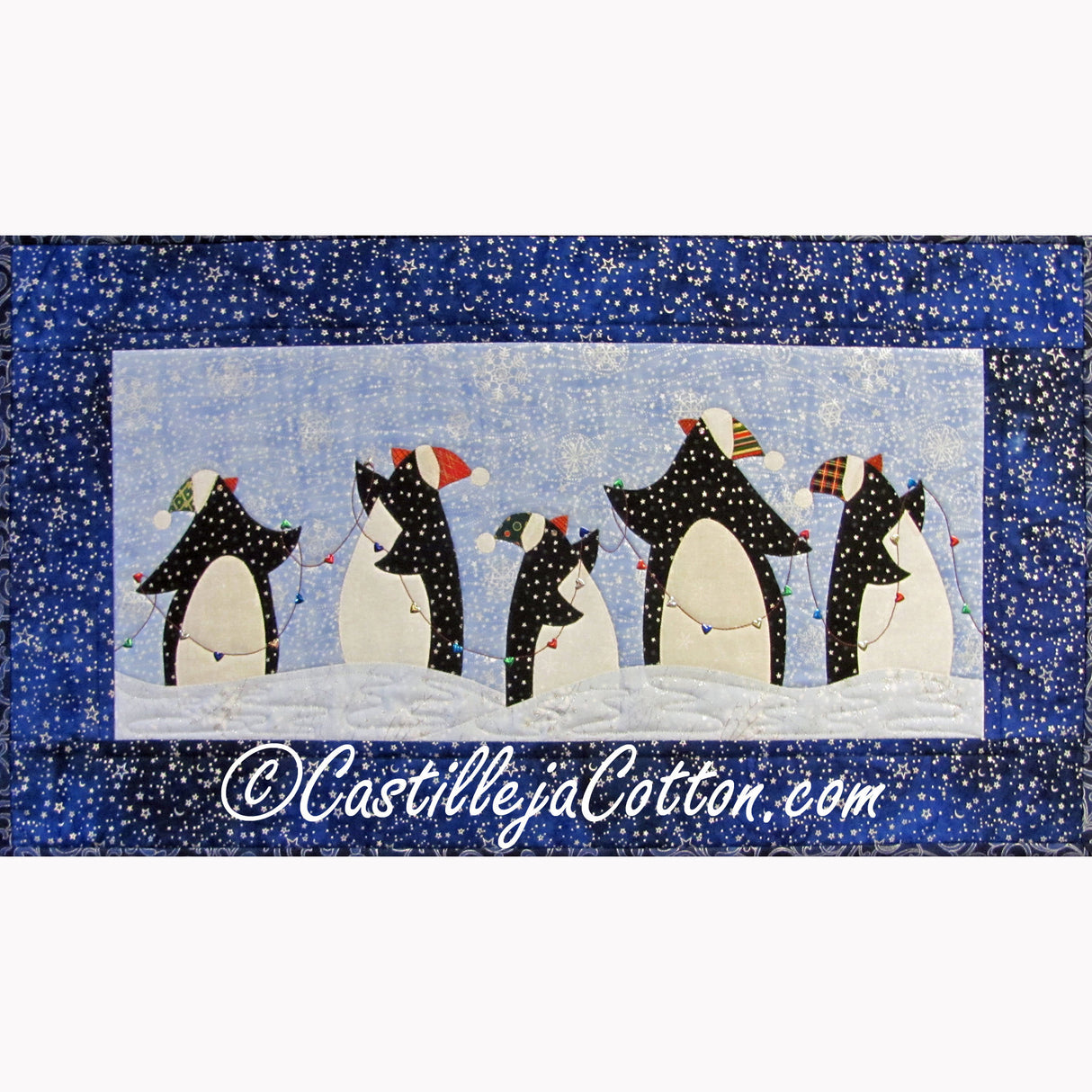 Hanging The Lights Downloadable Pattern By Castilleja Cotton