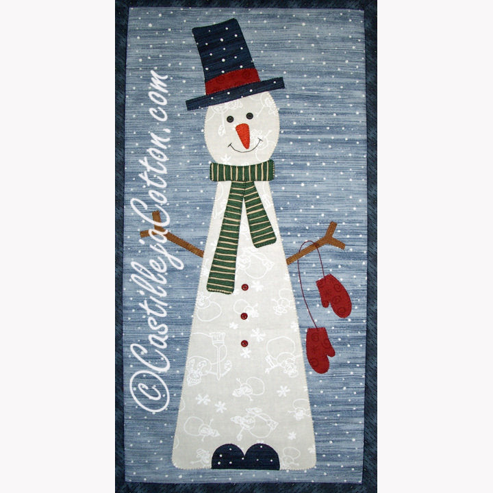 Snow Boy With Mittens Downloadable Pattern by Castilleja Cotton