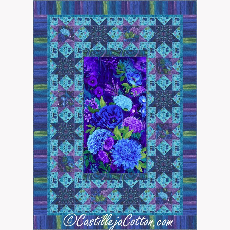 Midnight Stars Downloadable Pattern By Castilleja Cotton