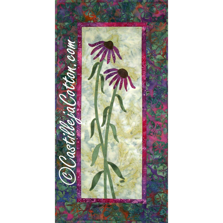 Cone Flowers Downloadable Pattern by Castilleja Cotton