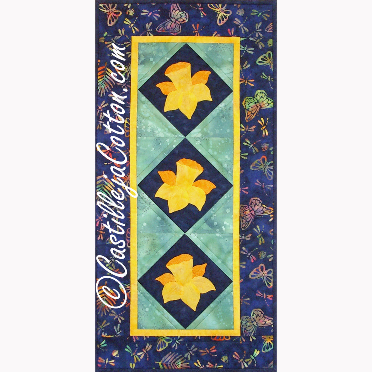 Daffodil Panel R2 Downloadable Pattern by Castilleja Cotton