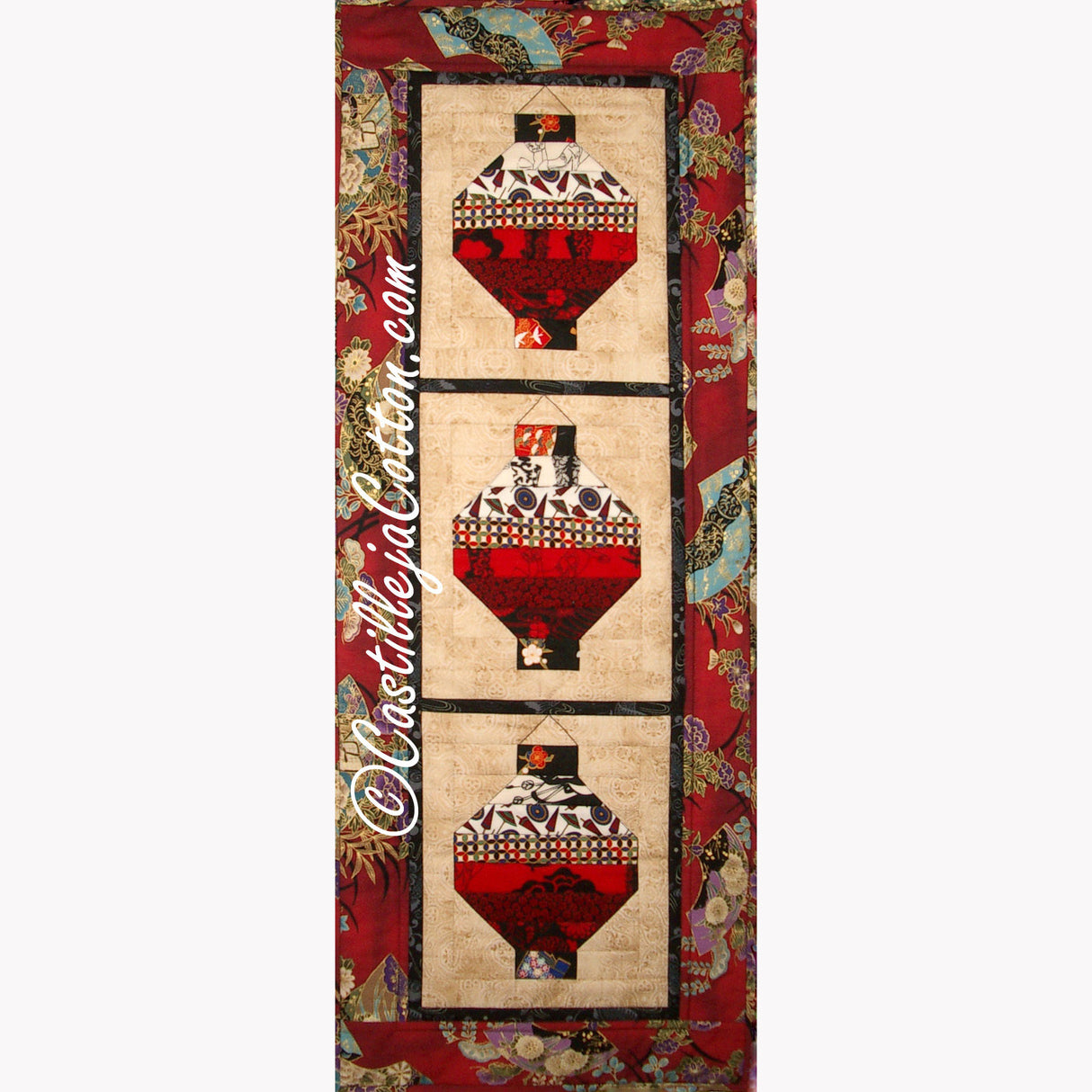 Japanese Pieced Lantern Downloadable Pattern By Castilleja Cotton
