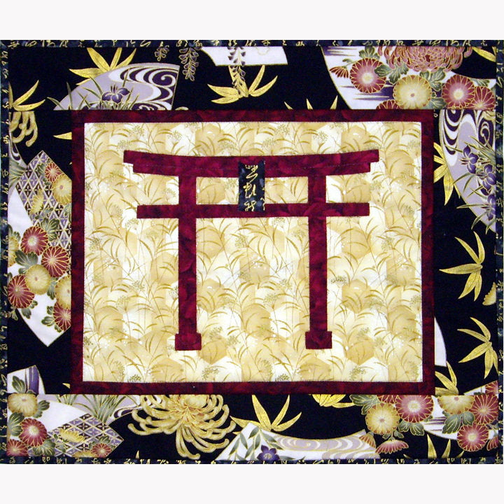 Torii Gate Downloadable Pattern by Castilleja Cotton