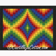 Bargello Diamond Echo Downloadable Pattern By Castilleja Cotton