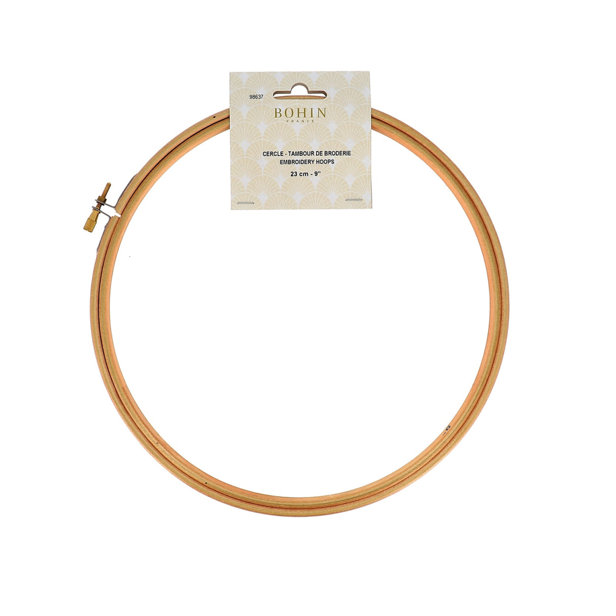 Back of the Embroidery Hoops 23Cm-9 by Bohin